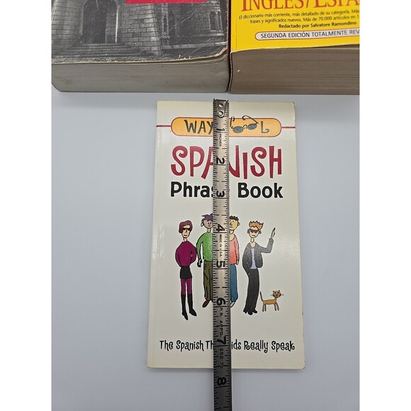 Spanish English Dictionary Lot of 2 Dictionaries & Phrase Book - Picture 9 of 12